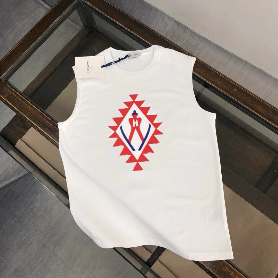 Moncler Vests Sleeveless Logo-Graphic Vest — 17