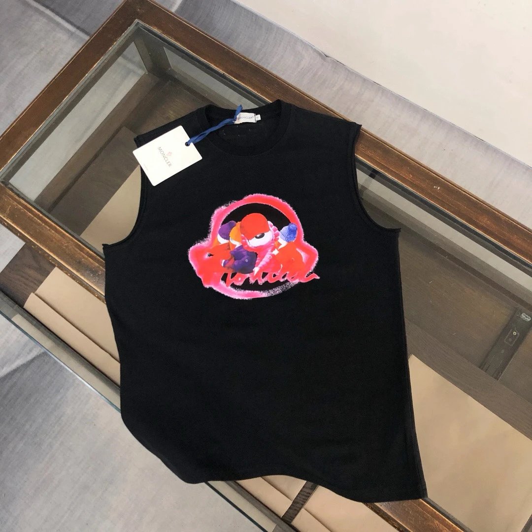 Moncler Vests Sleeveless Logo-Graphic Vest — 22