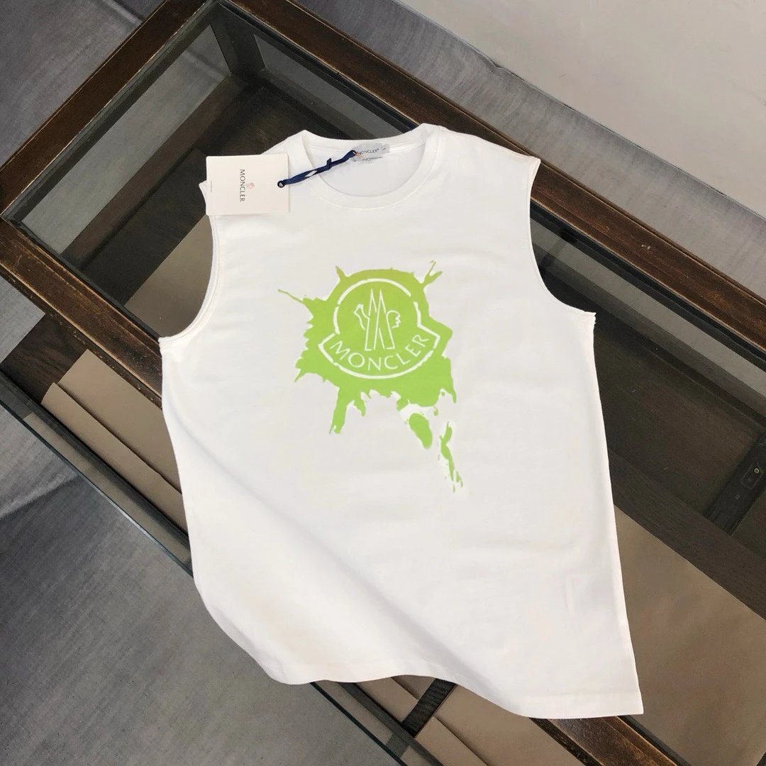 Moncler Vests Sleeveless Logo-Graphic Vest — 21