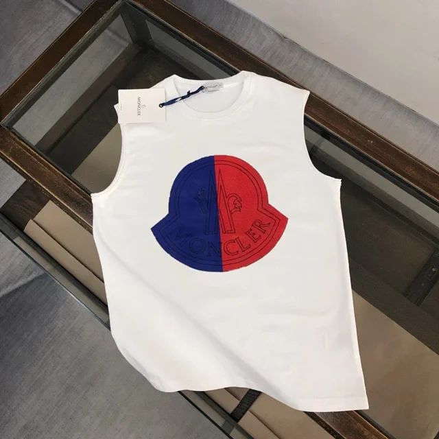 Moncler Vests Sleeveless Logo-Graphic Vest product detail image 10