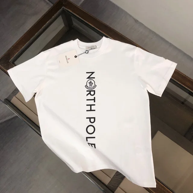 Moncler T-Shirts Short-Sleeve Logo Graphic product detail image 6