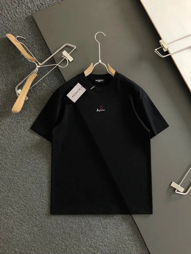 Balenciaga T-Shirts Short-Sleeve Graphic Logo product detail image 14