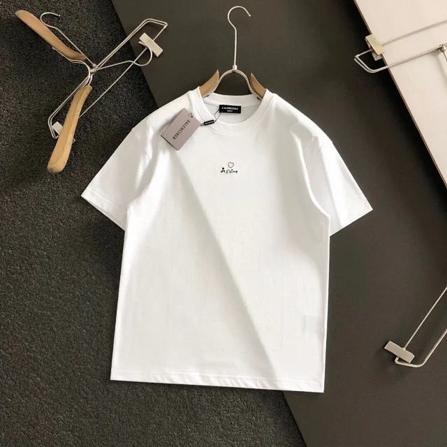 Balenciaga T-Shirts Short-Sleeve Graphic Logo product detail image 15