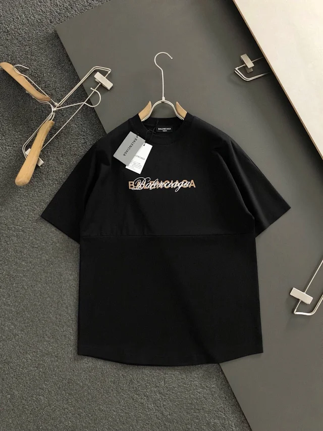 Balenciaga T-Shirts Short-Sleeve Graphic Logo product detail image 10