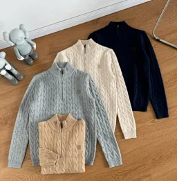 thumbnail for quarter zip sweater