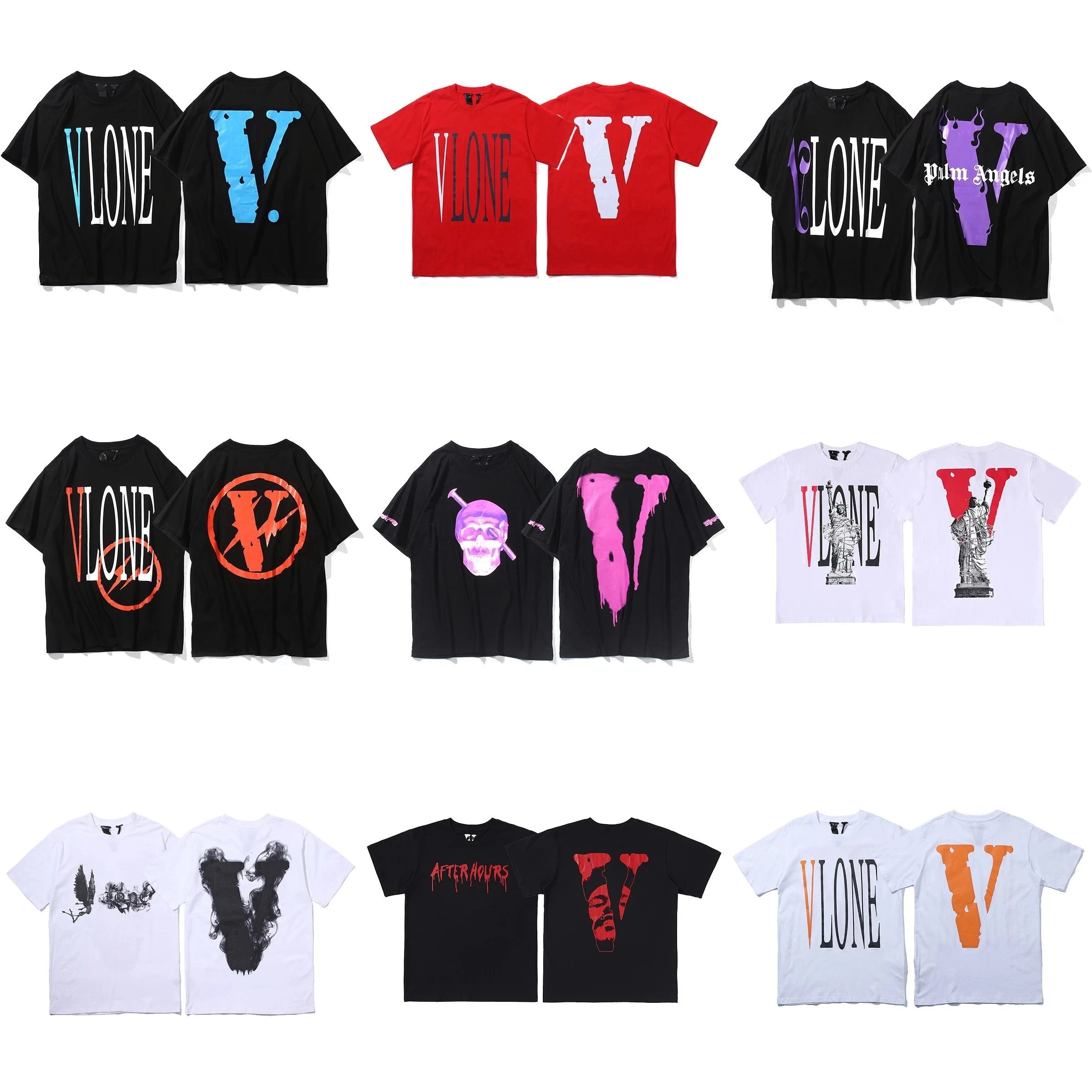 Vlone Black Short Sleeve T-Shirt
