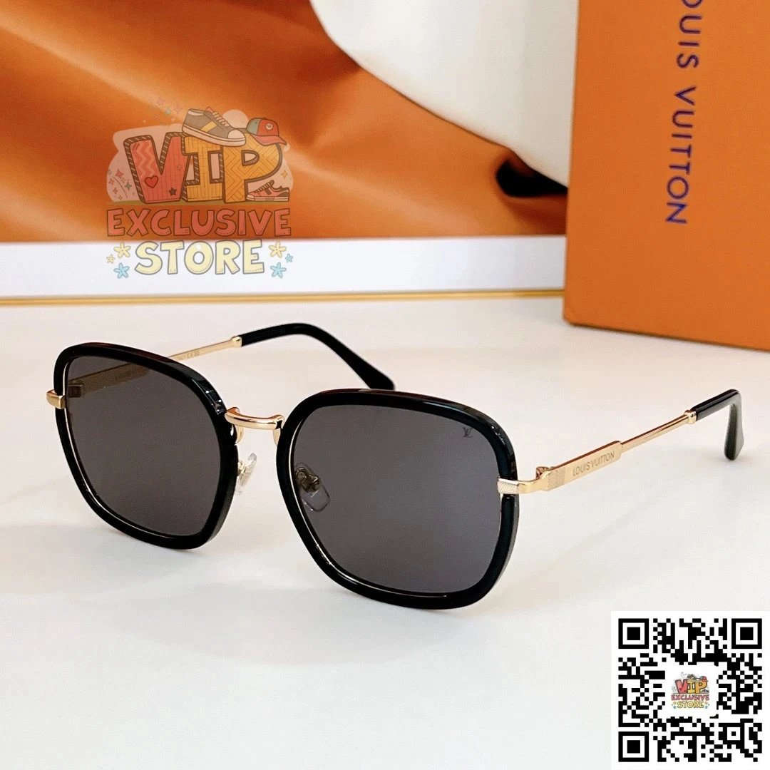 Louis Vuitton Chain Rimless Gradient Pink Purple Sunglasses - 10