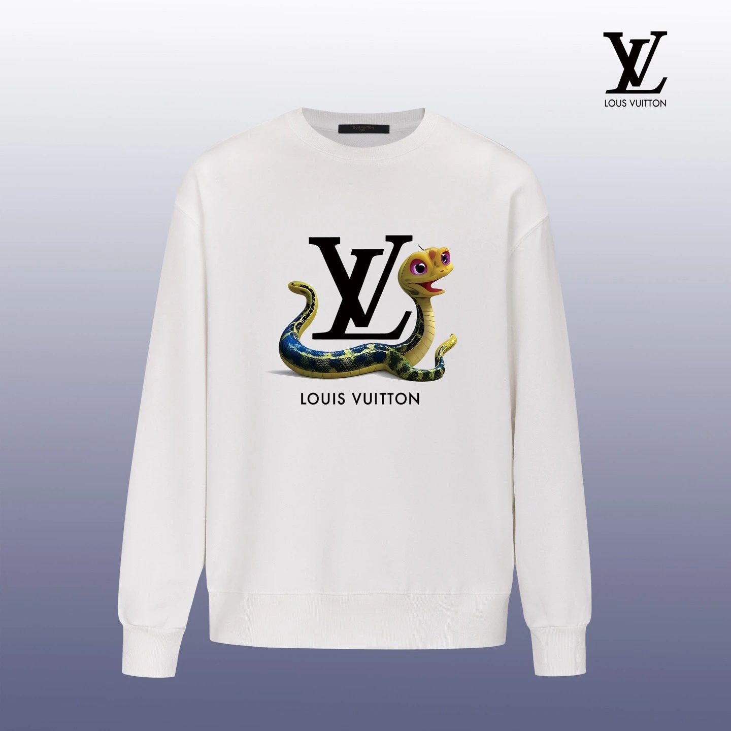 Louis Vuitton LV Monogram Floral Print White Hoodie - 9