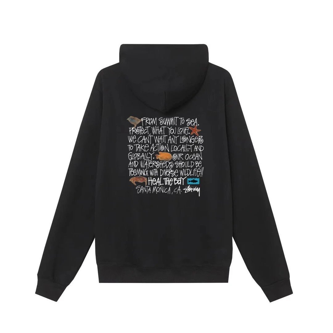 Stussy Venus Spring Garden Hoodie White