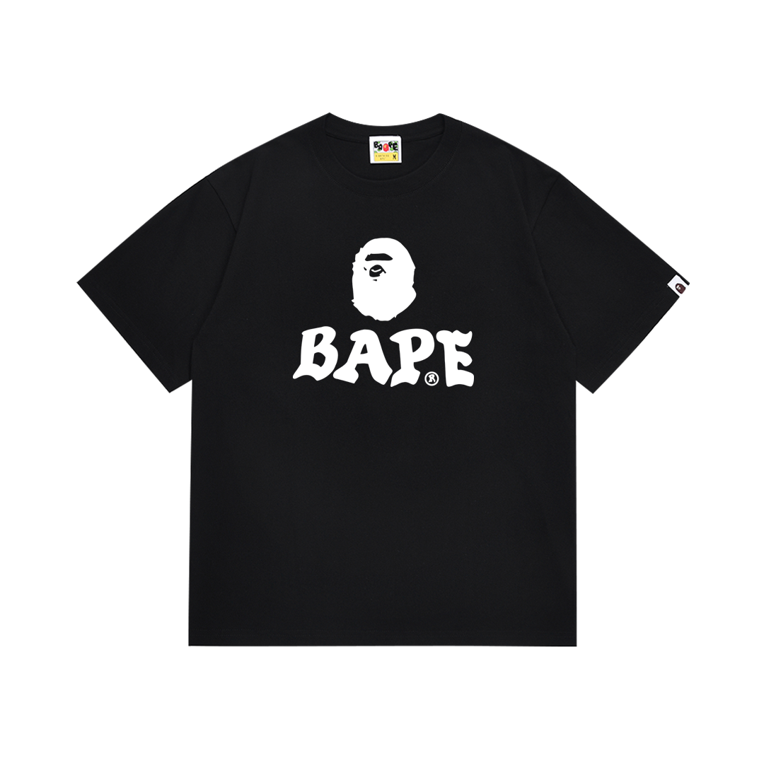 A Bathing Ape Face Graphic White T-Shirt - 5