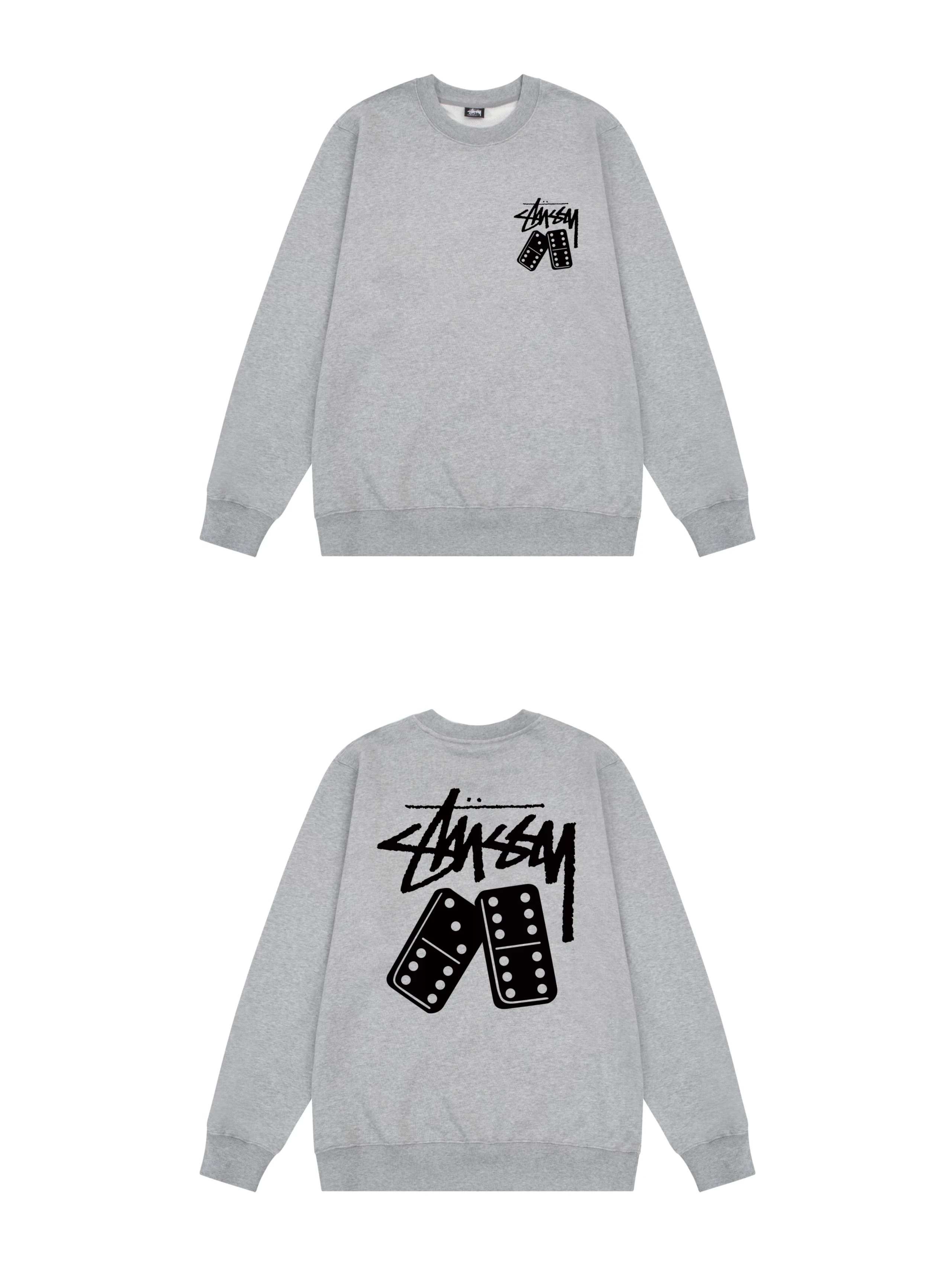 Stussy Chengdu Graphic Crewneck Sweatshirt White Hoodie - 8