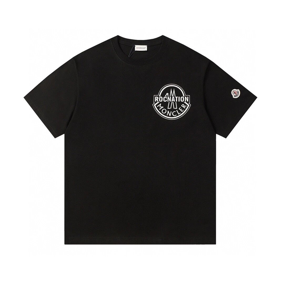 Moncler x Roc Nation Logo Tee Black