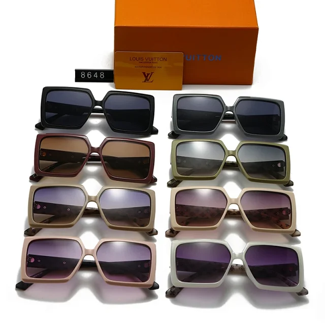 Louis Vuitton Eyewear Shield and square-frame sunglasses product detail image 6