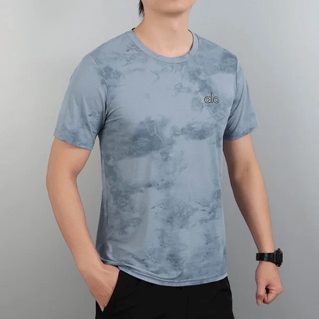 Alo T-Shirts DX82-5 tie-dye crew-neck short-sleeve T-shirt product detail image 4