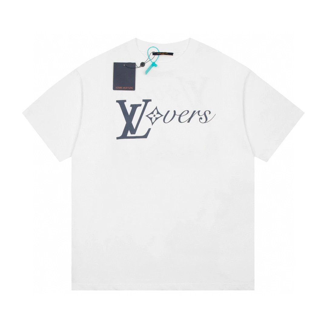 Louis Vuitton LV Lovers Tee White