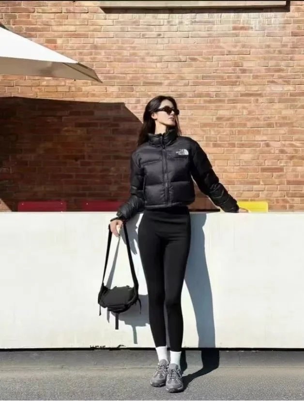 The North Face 1996 Retro Nuptse Pink and Black Down Jacket - 13
