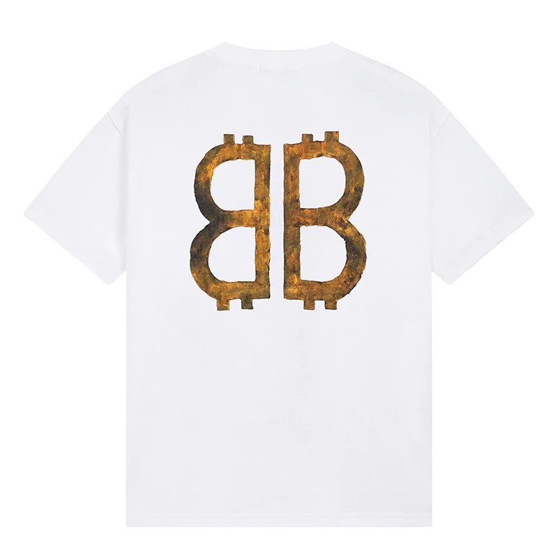 Balenciaga Logo Print Black T-Shirt - 15