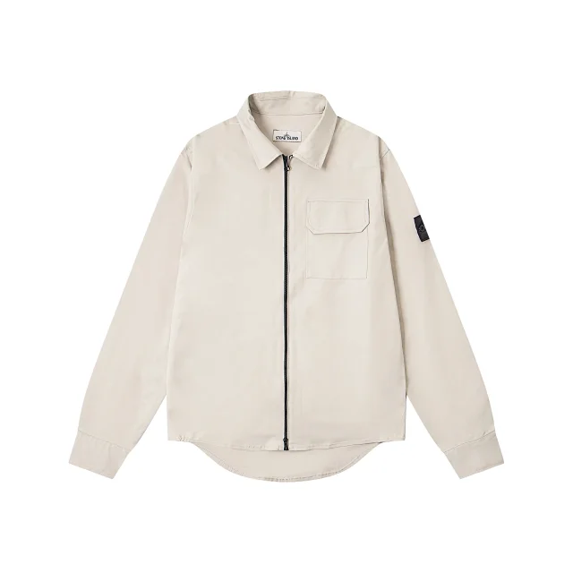 Stone Island Shirts DX 30 Zip-Front Overshirt product detail image 2