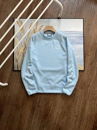 Sky-blue sweatshirt