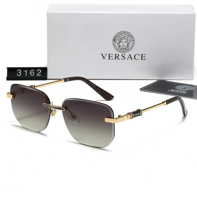 Gucci GG1588S Oval Sunglasses Brown Transparent Frame Grey Lens