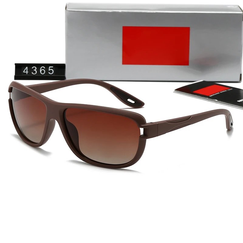 Ray-Ban RB4604 Square Sunglasses Black Frame Dark Green Lens