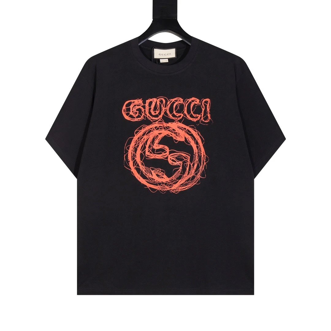 Gucci 1921 GG Crest Logo T-Shirt Black
