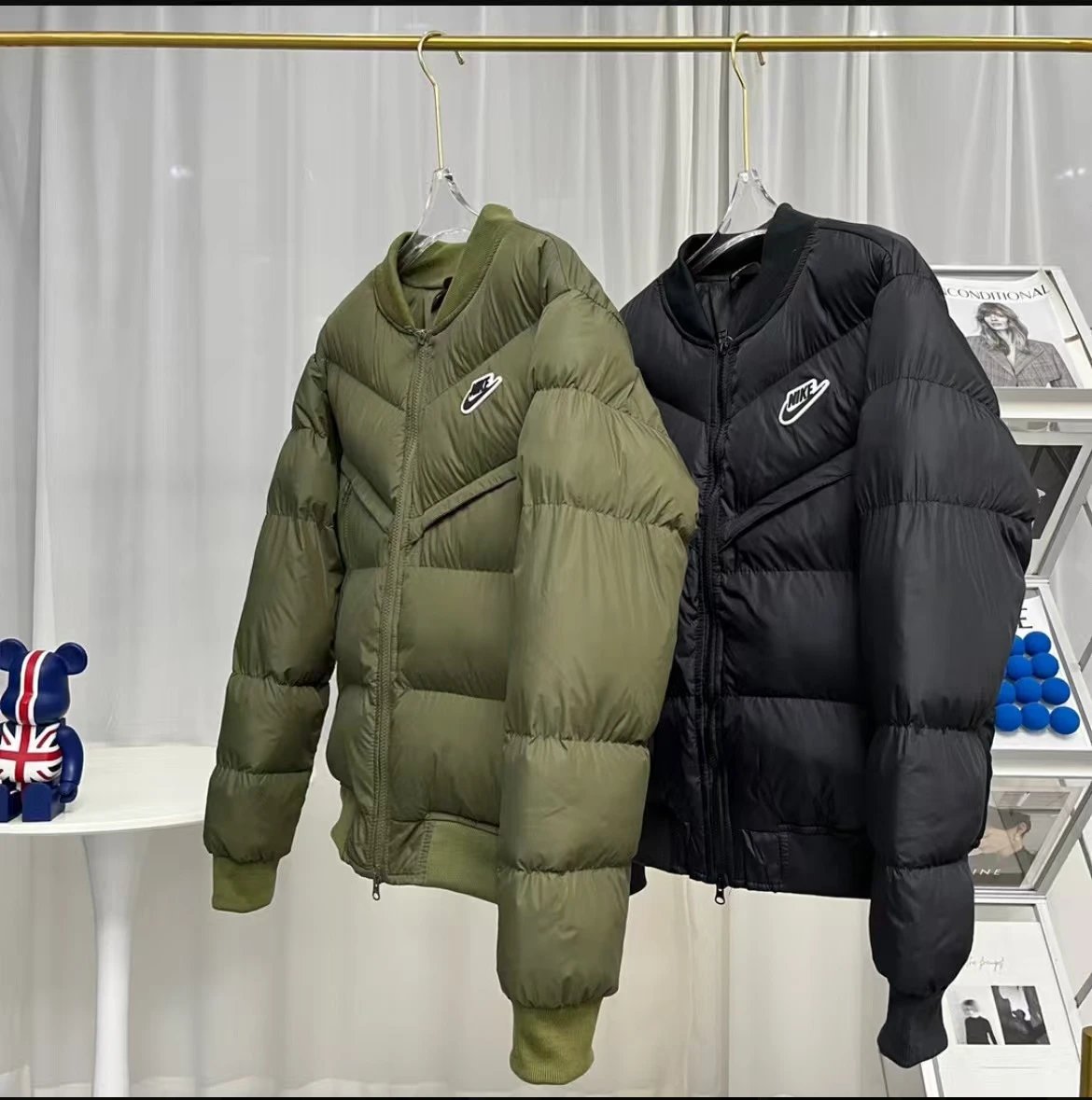 Nike Sportswear Windrunner Puffer Jacket Black Down Jacket - 3