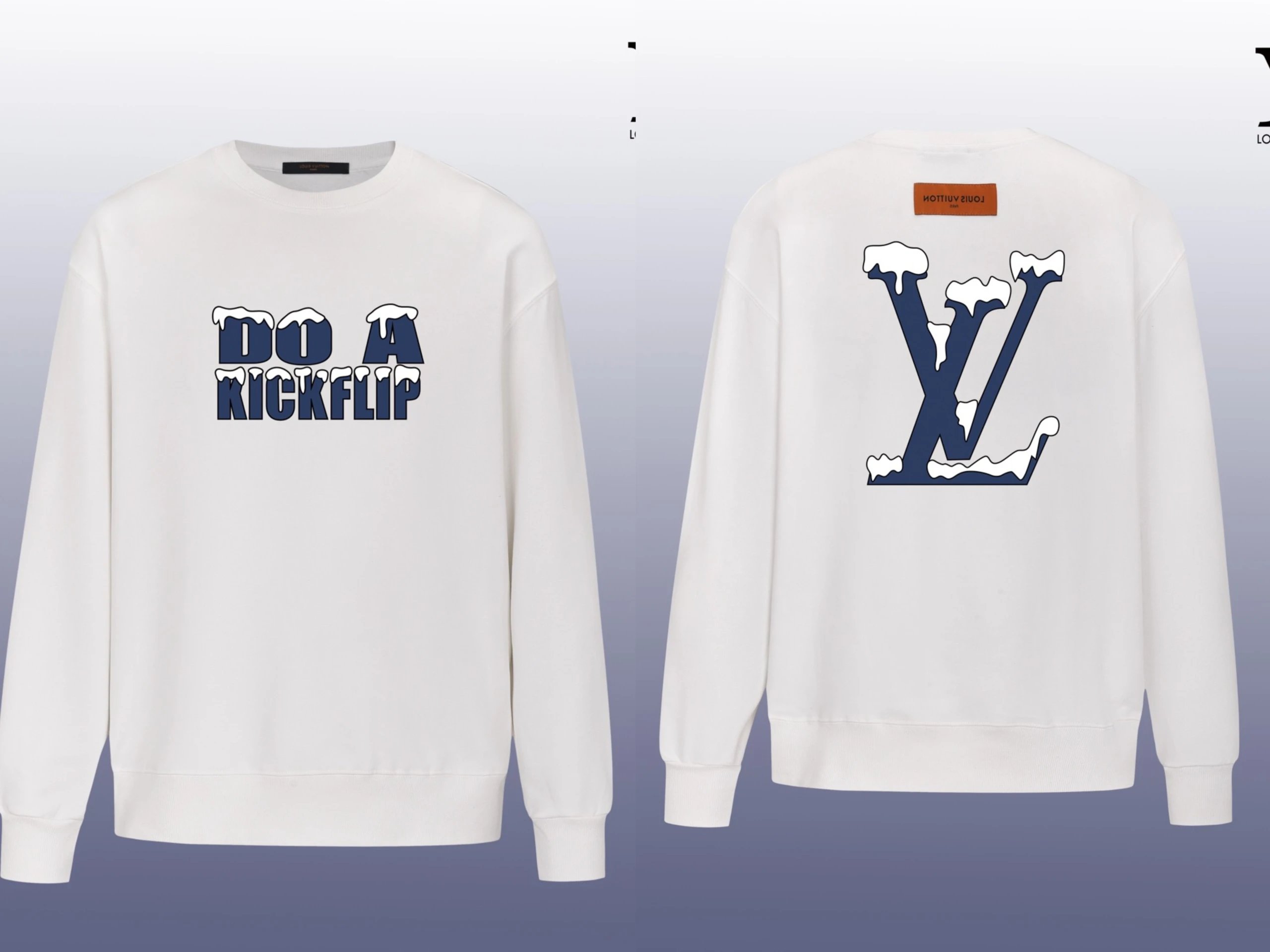 Louis Vuitton LV Monogram Floral Print White Hoodie - 5