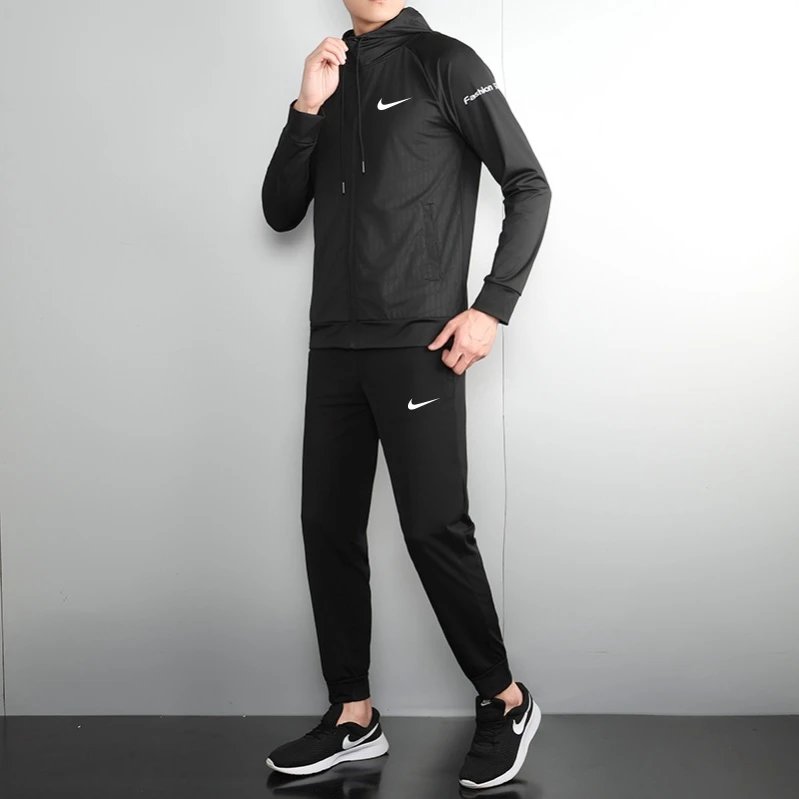 Nike Hoodie and Pants Black