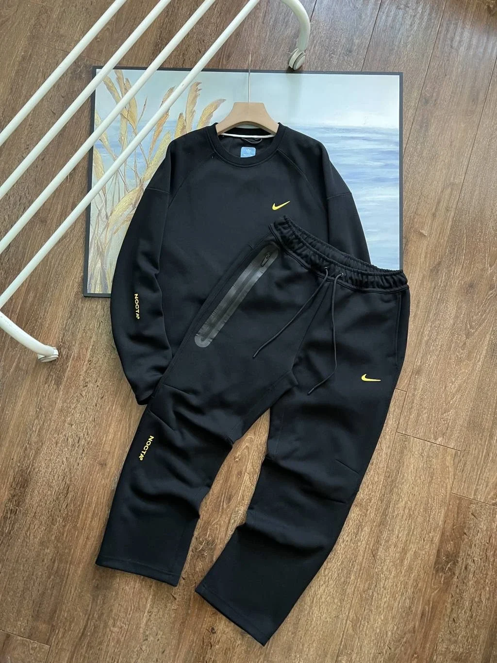 Nike x NOCTA Black Gold Logo Tracksuit Set