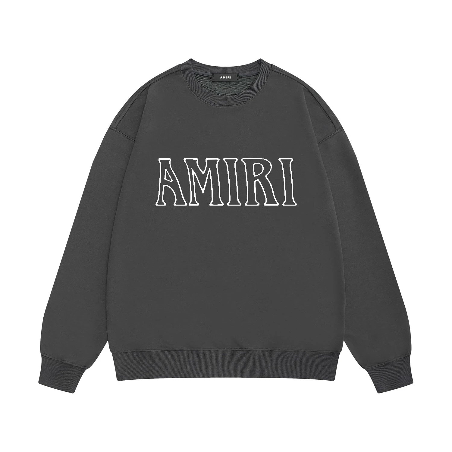 Amiri Distressed Teddy Bear Graphic Hoodie Charcoal - 12