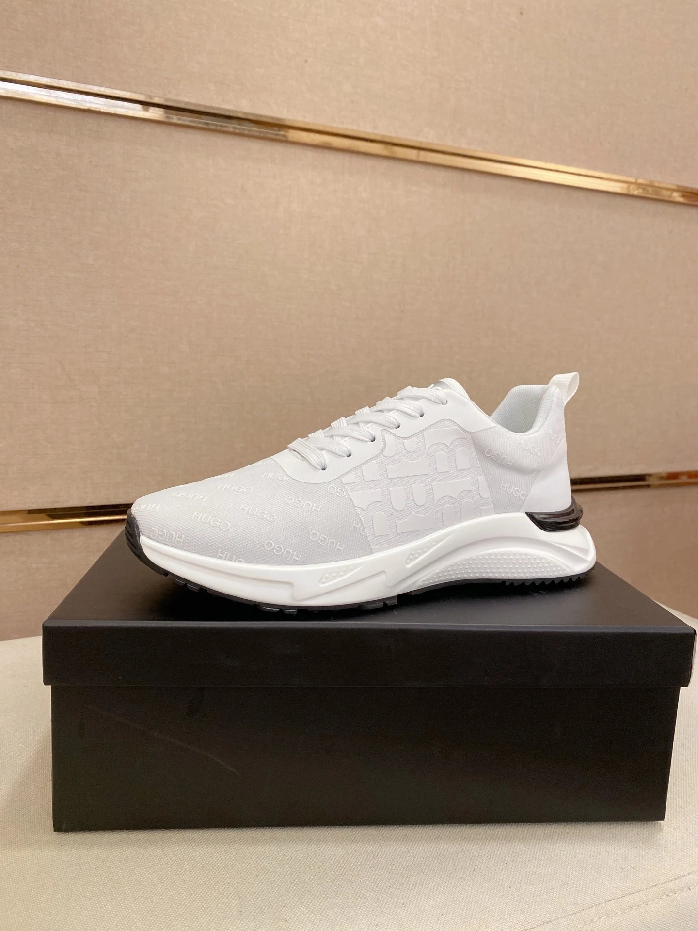 Hugo Boss Orland Knit Runner White