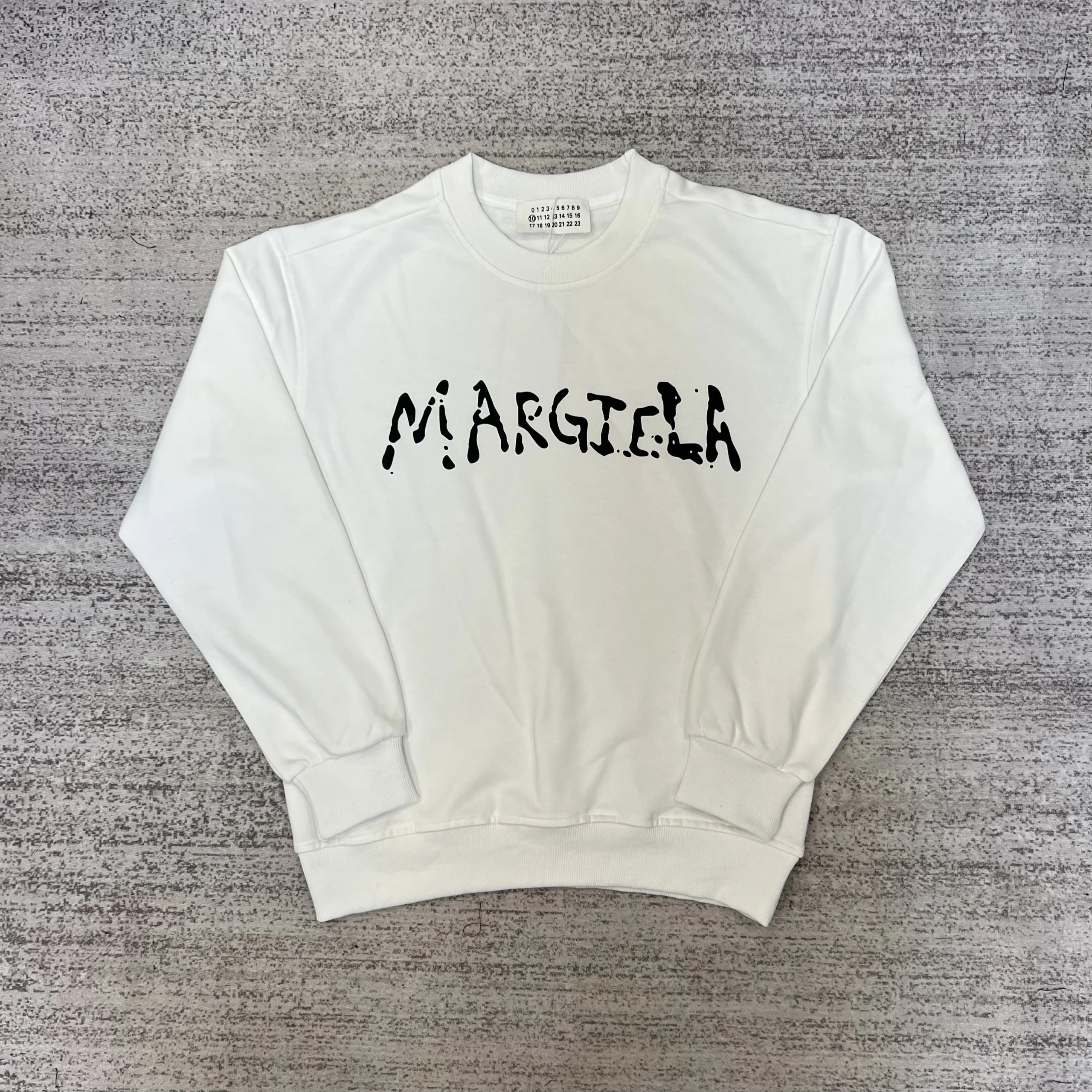 Maison Margiela MM6 Logo Print White Sweatshirt - 27