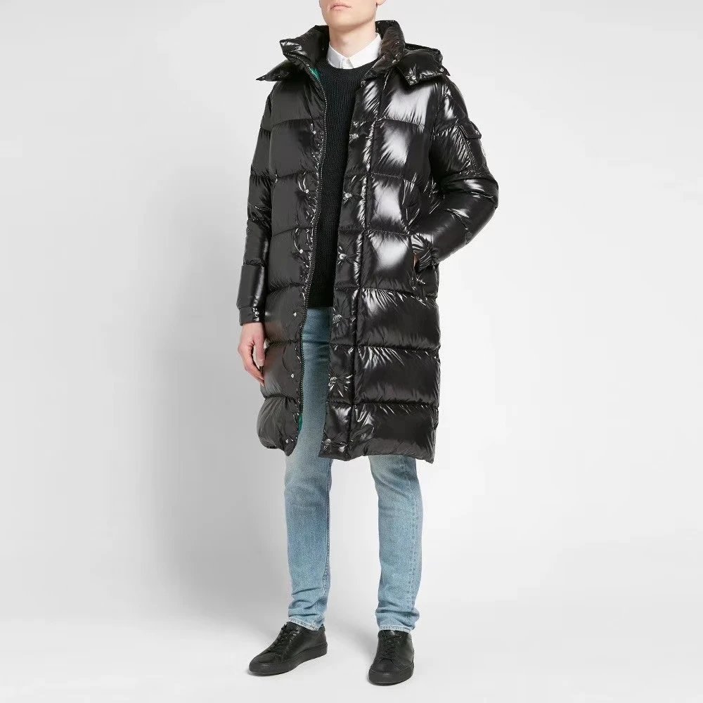 Moncler Maya Long Down Jacket Black - 7