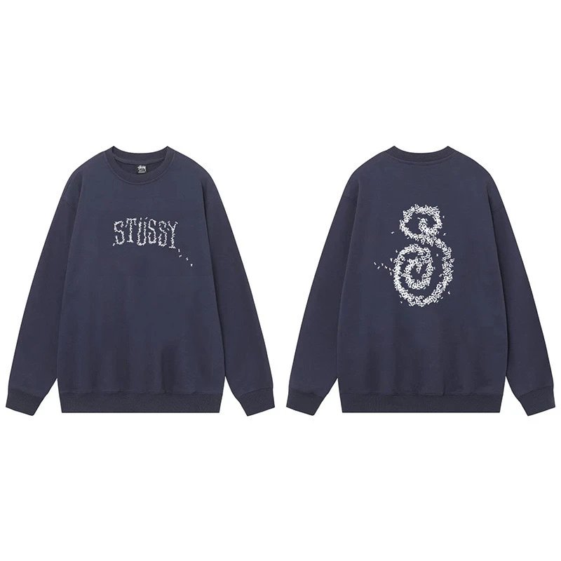 Stussy Sweatshirt Navy Blue