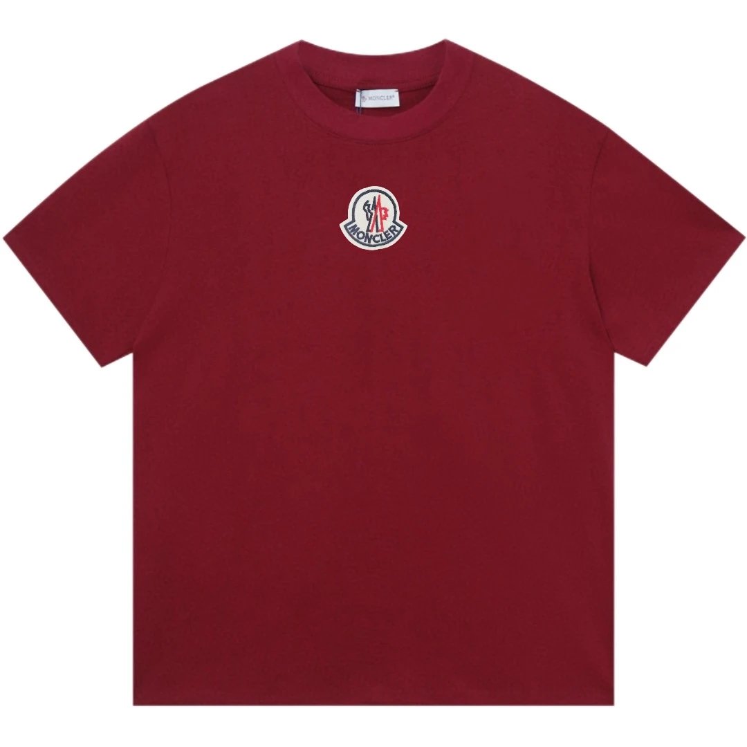 Moncler Logo Patch Navy T-Shirt - 4