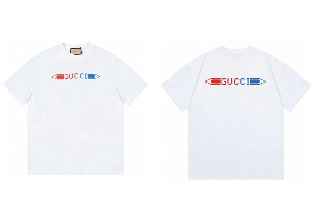 Gucci Interlocking GG Swirl Logo T-Shirt Ivory