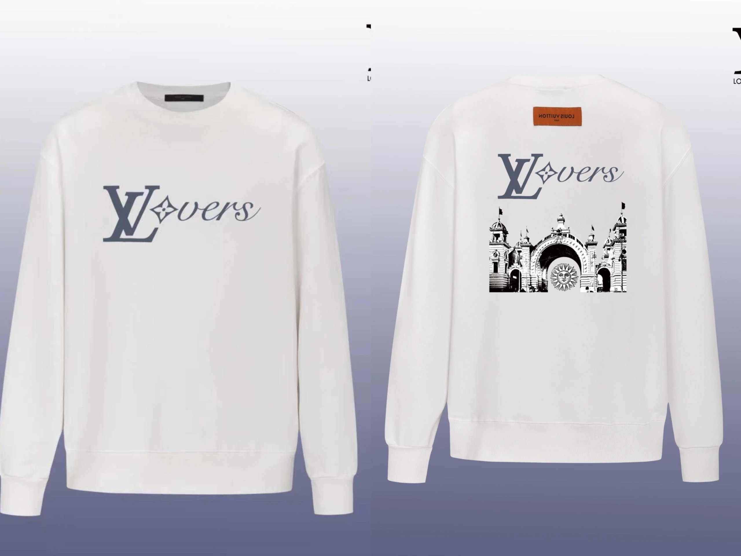 Louis Vuitton LV Monogram Floral Print White Hoodie - 6