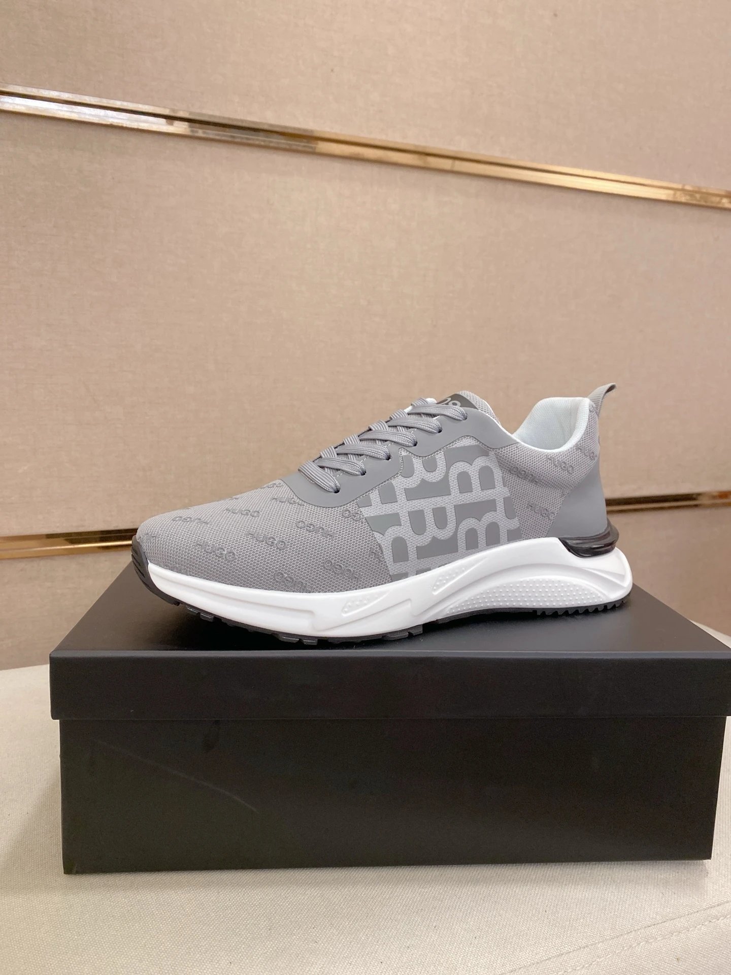 Hugo Boss Orland Knit Runner Grey