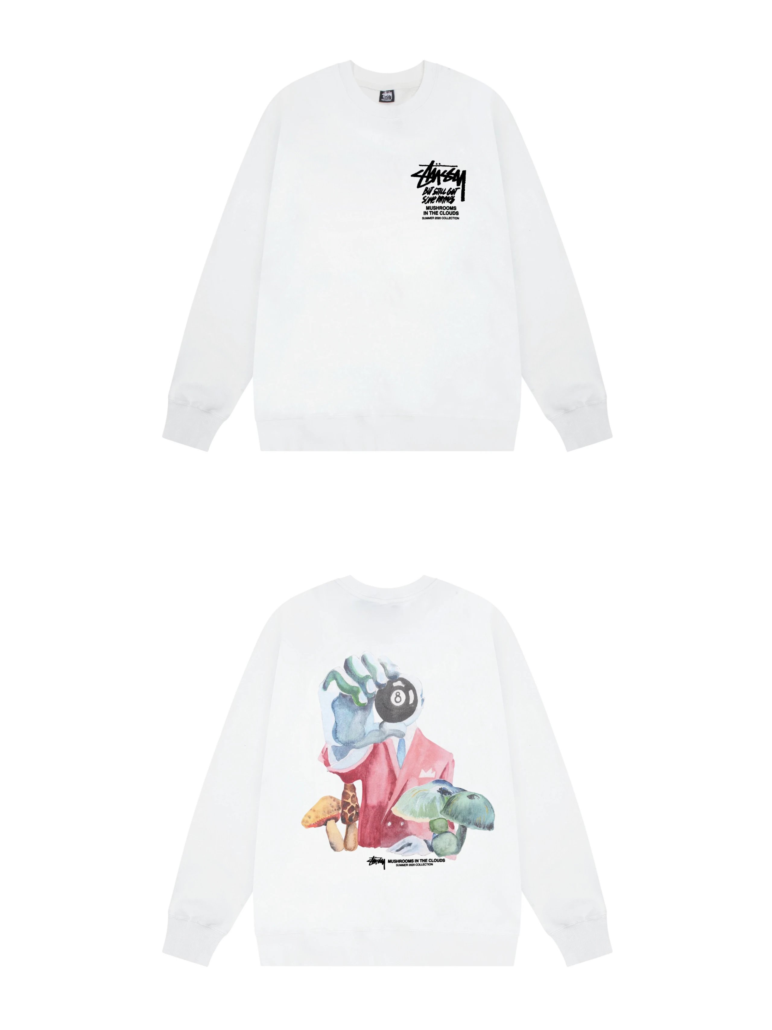Stussy Graphic Sweatshirt White
