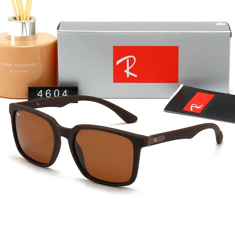 Ray-Ban RB4323 Square Sunglasses Black Frame Grey Gradient Lens