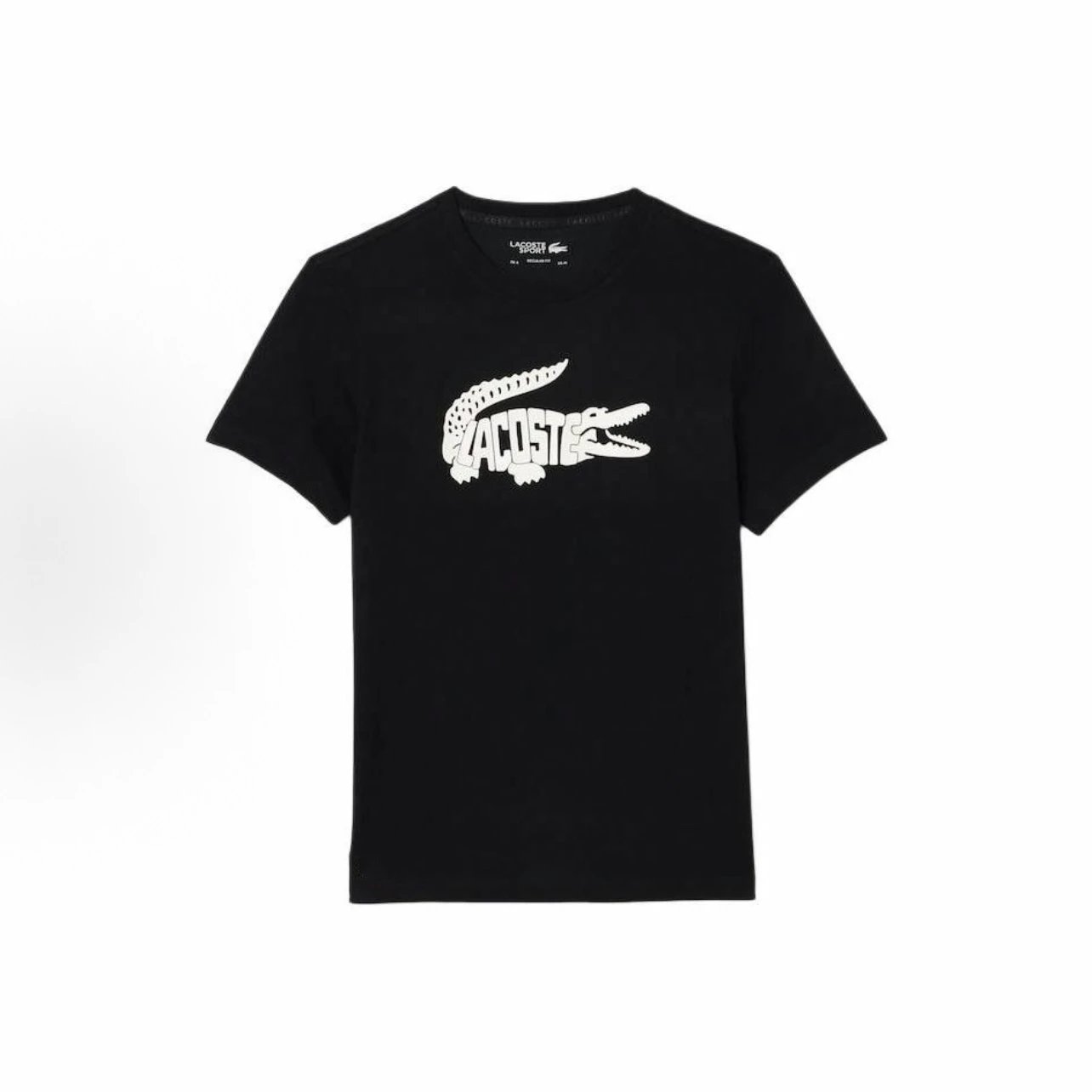 Lacoste Tennis Graphic Print Black T-Shirt - 4