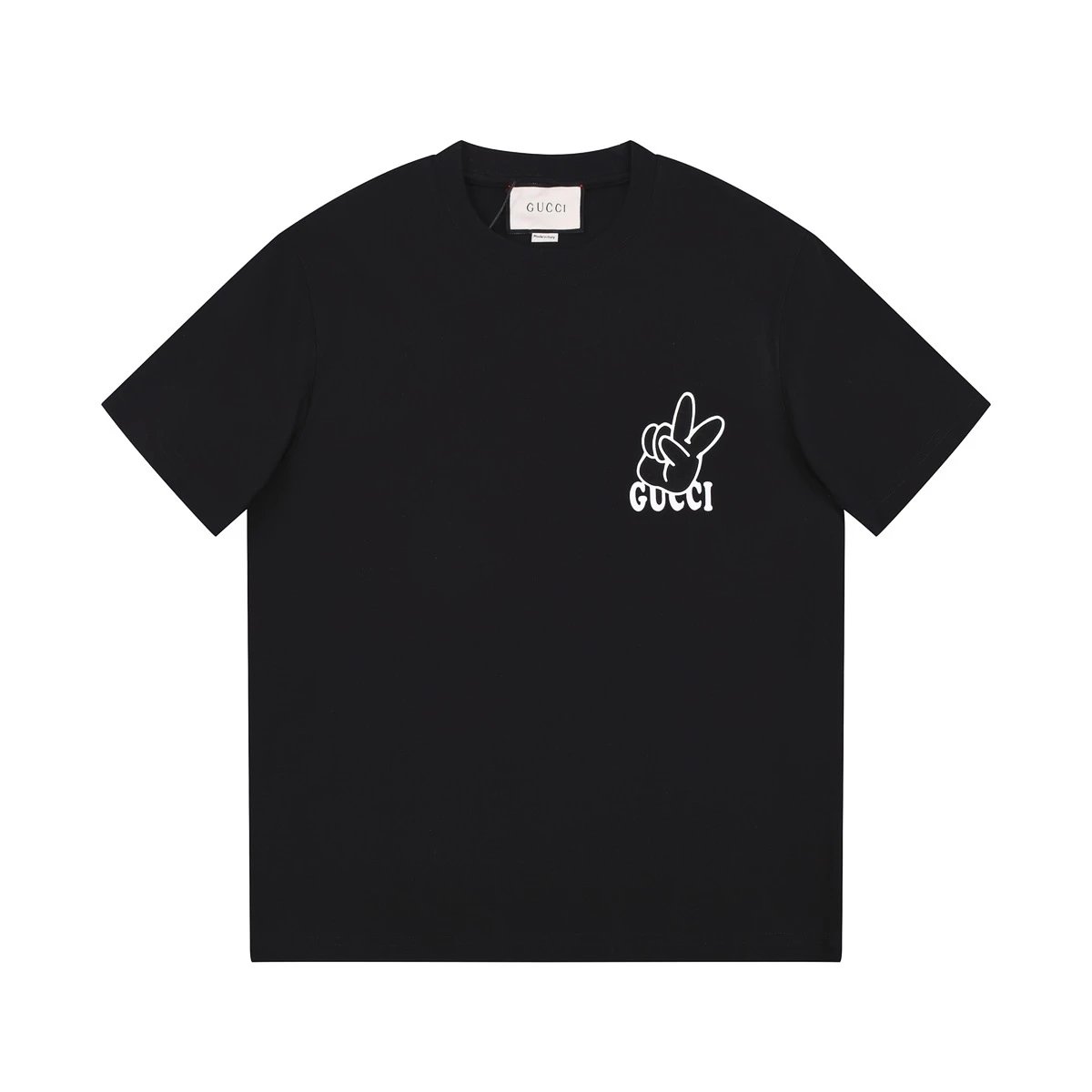 Gucci Peace Hand Logo Tee Black