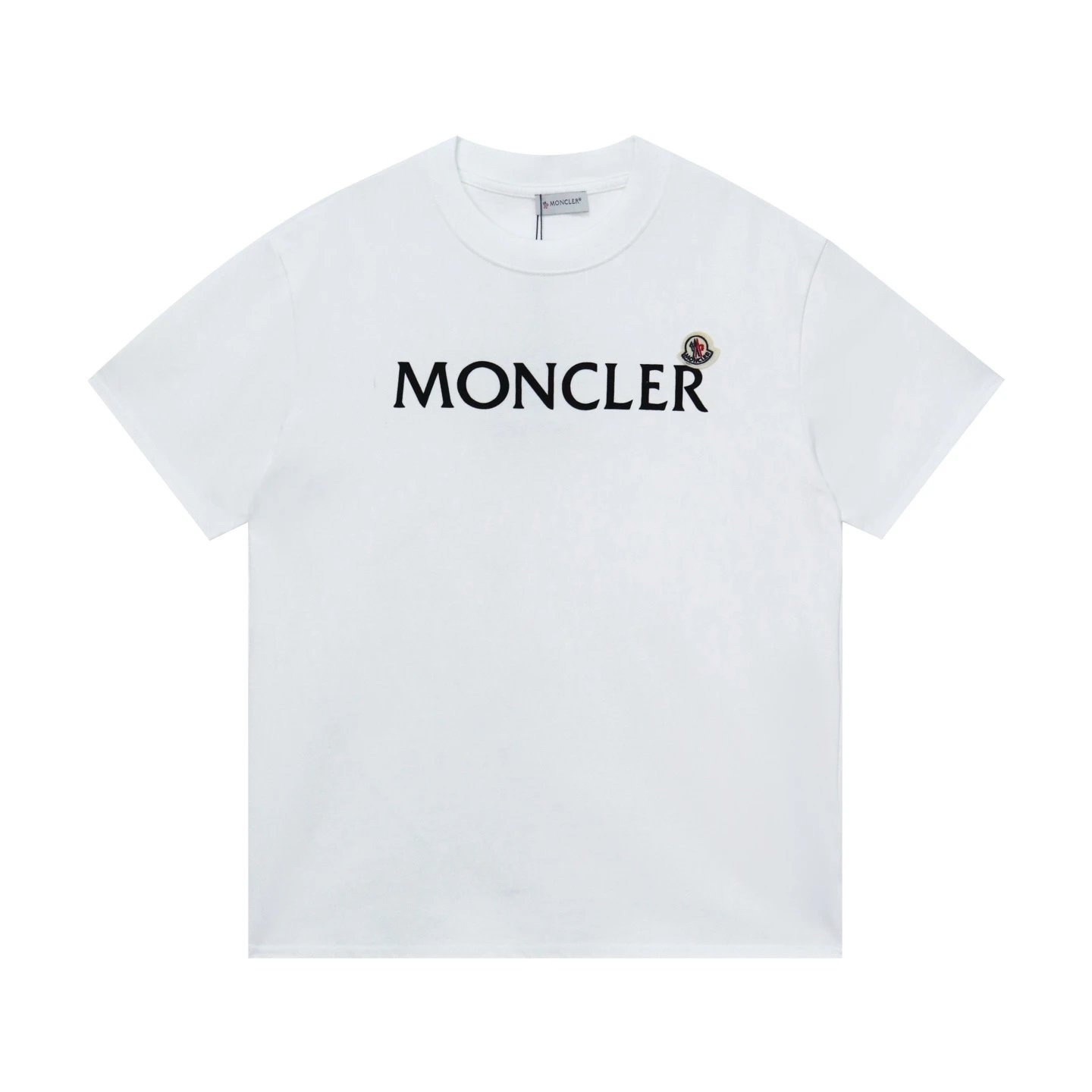 Moncler Wordmark Logo Tee White