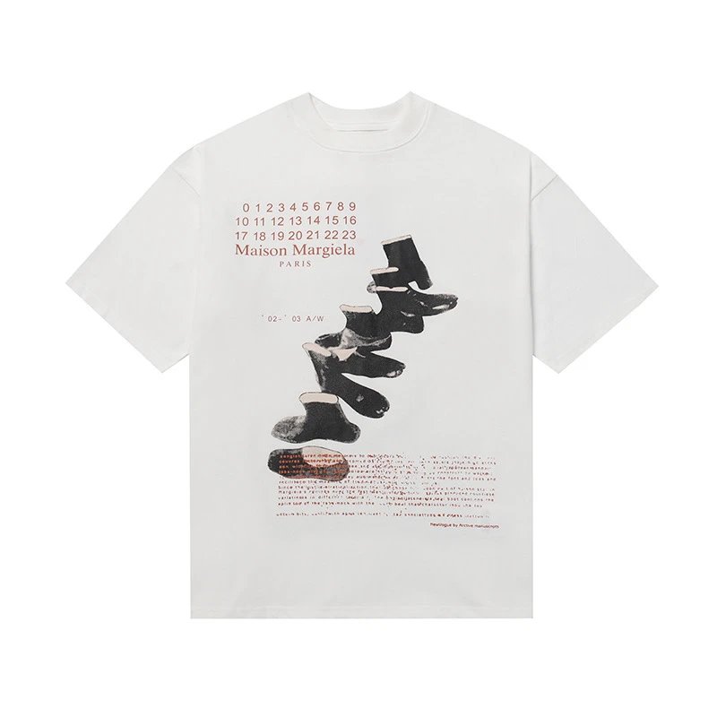 DX39 Graphic Print Cotton T-Shirt Short Sleeve Collection 3 (Plus Size)