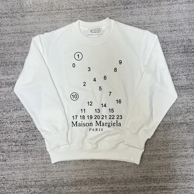 Maison Margiela Hoodies & Sweatshirts Crewneck Logo Print Sweatshirt product detail image 16