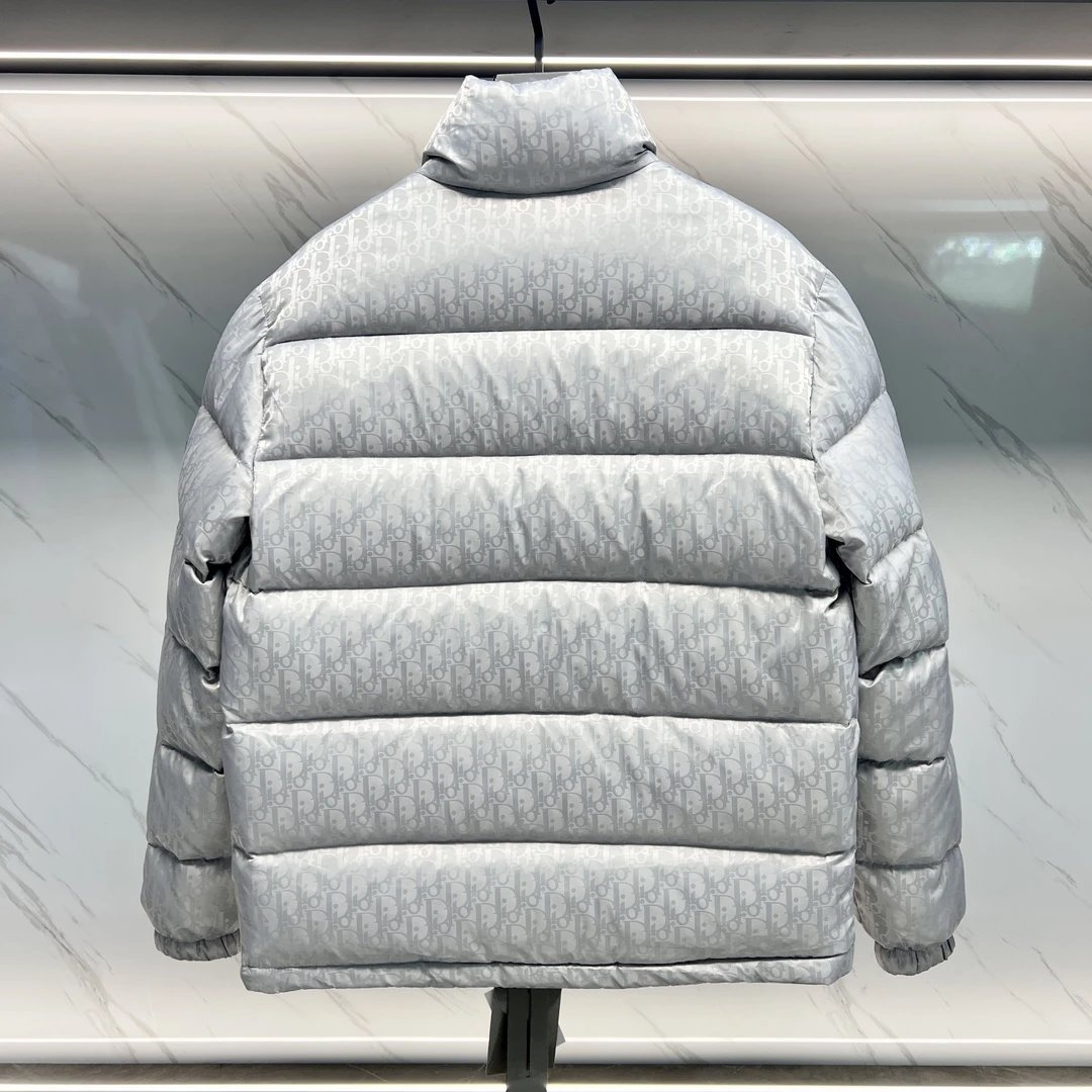 Dior Oblique Monogram Down Jacket Black - 8