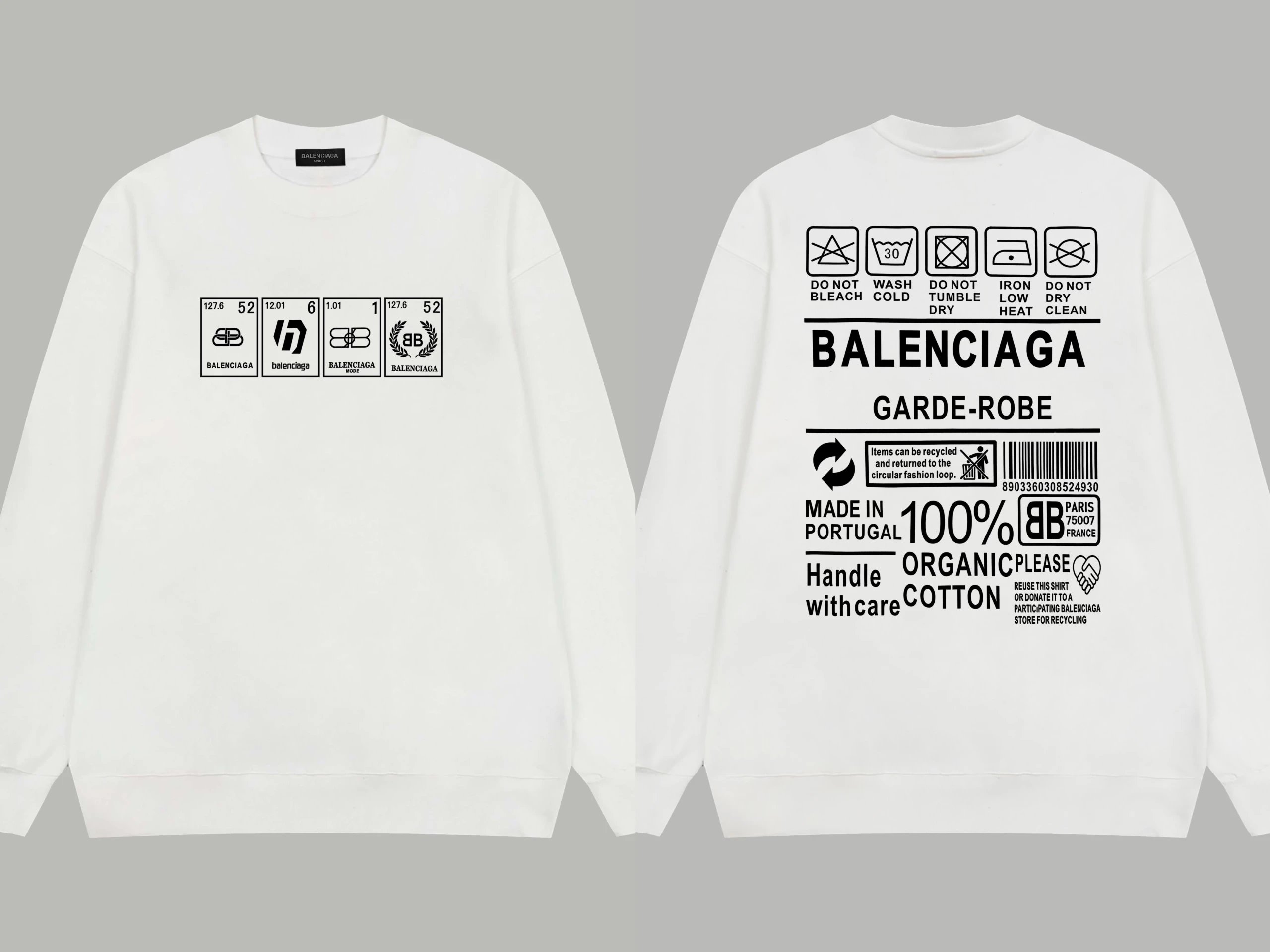 Balenciaga Garde-Robe White