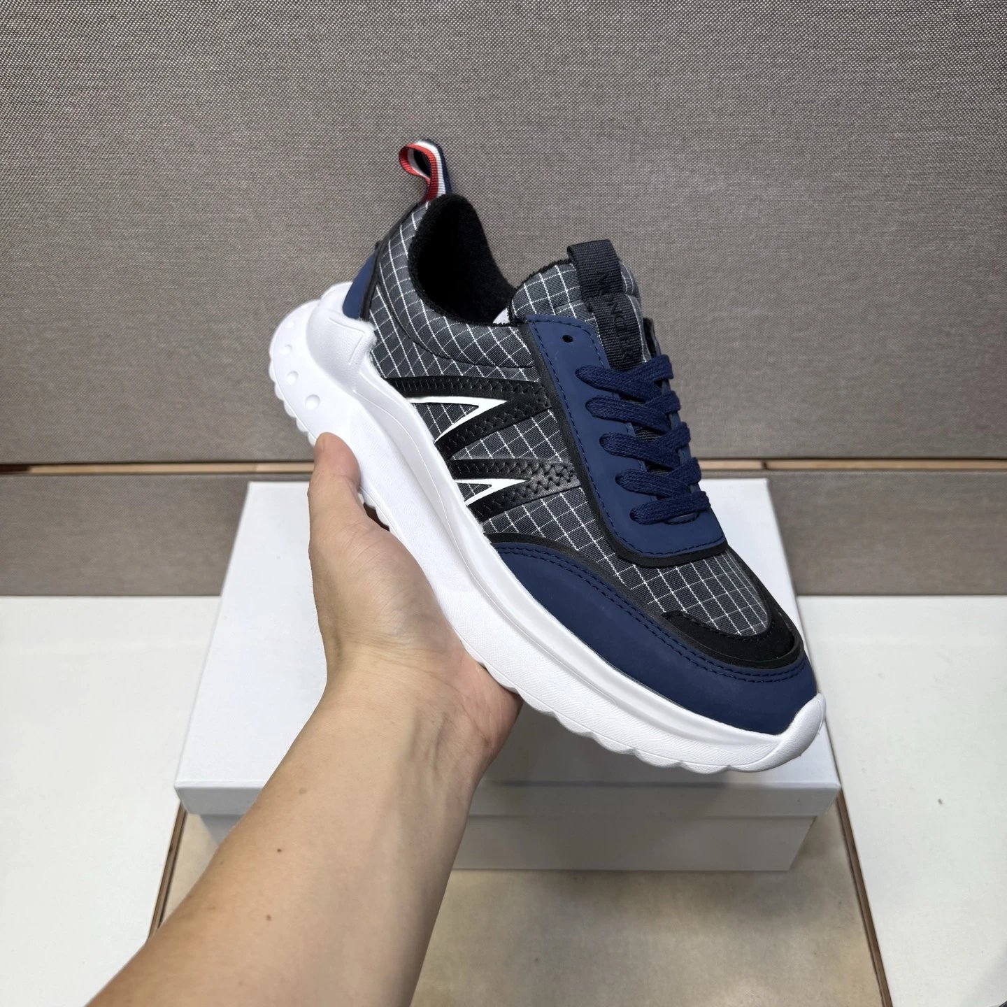 Moncler Trak White Mesh Sneakers Chunky Sneakers - 4