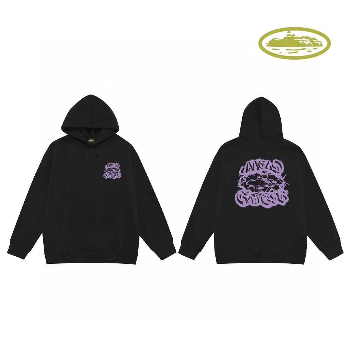 Corteiz Logo Hoodie Gray - 11